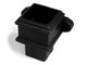 Cascade Rainwater 65mm Square Cast Iron Effect Plain Coupler & Lugs Porcelain White 130 x 140 x 90mm Cascade Rainwater 65mm Square Cast Iron Effect Plain Coupler & Lugs Porcelain White 130 x 140 x 90mm